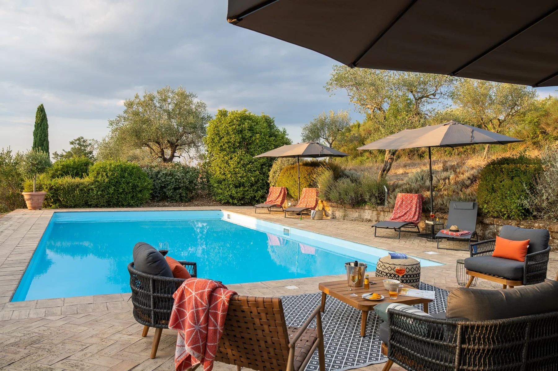 The Pool at Sunset The Pool at Sunset